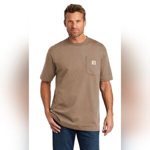 CARHARTT ORIGINAL FIT SHORT SLEEVE HEAVYWEIGHT WORKWEAR POCKET T-SHIRT. SZ 2XL.